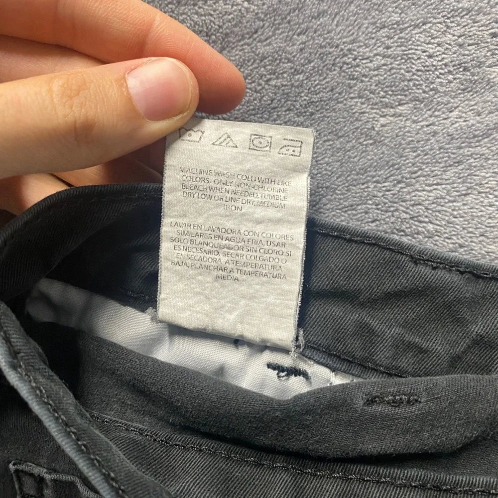 Wrangler Authentics Cargo Shorts Mens 34 Black Cotton Faded Utility Made in 2016